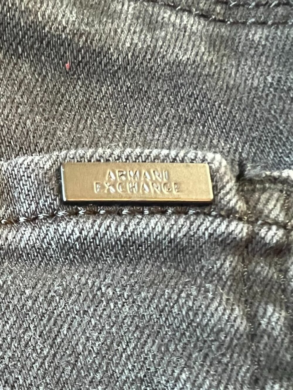Y2K A/X Armani Exchange Black Skinny Jeans SIZE 29R - Picture 10 of 16
